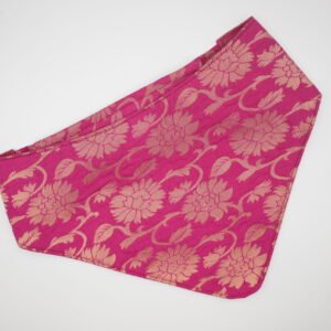 Festive Pink Bandana for Dogs & Cats