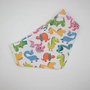 Mahinee Pets World Casual Colorful Dino Bandana for Dogs & Cats