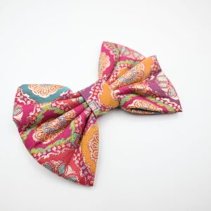 Raani Pink Festive Brocade Pet Bow (Dogs & Cats)