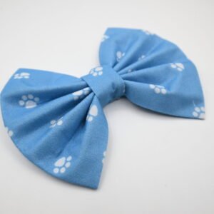 Everyday Sky Blue Paw Bow (Dogs & Cats)