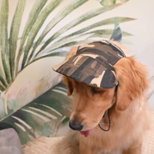 Camouflage Cotton Pet Cap for Dogs